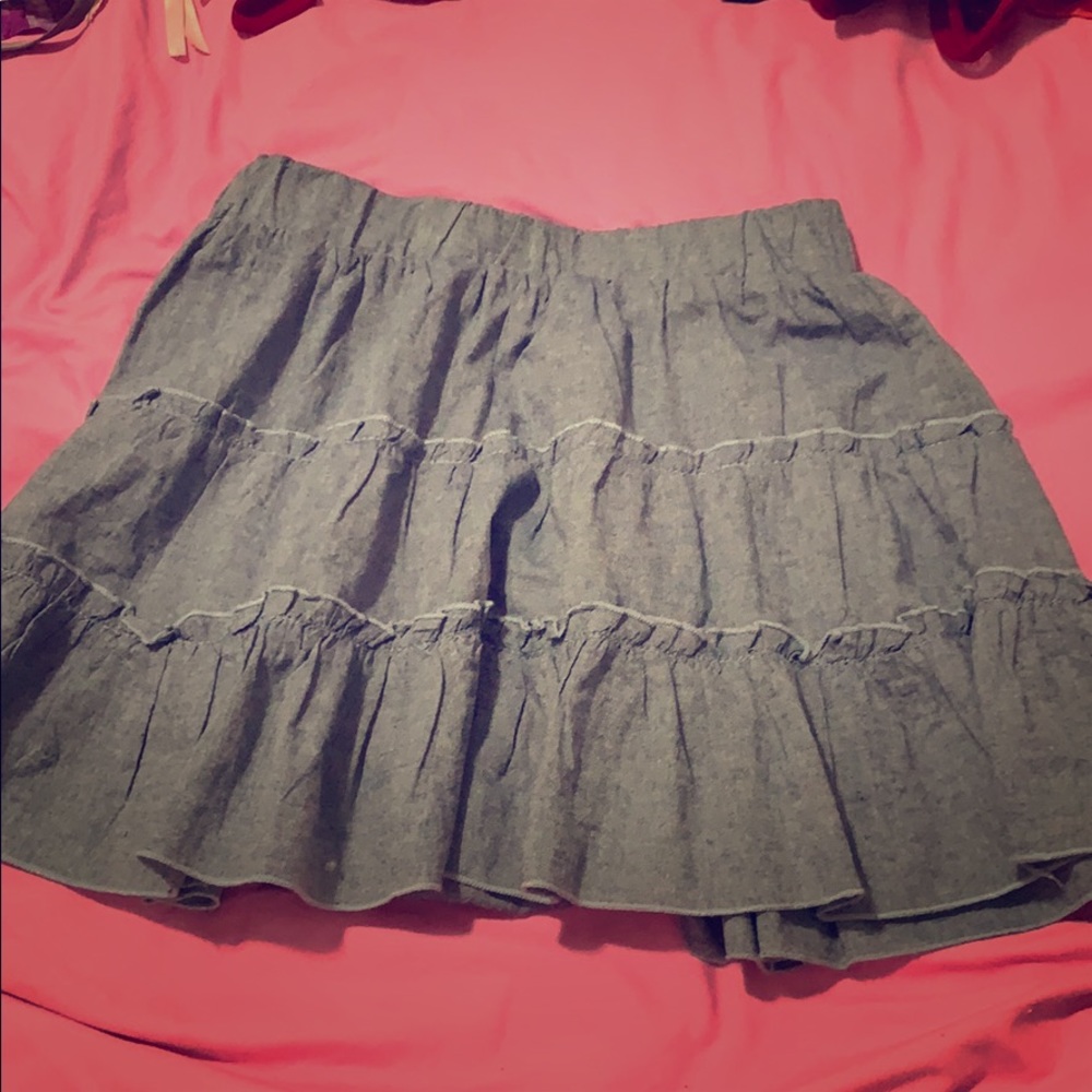 Blue denim summer skirt size small
